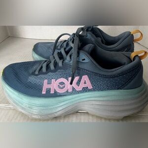 Hoka Women's Blue and Pink Athletic Sneakers